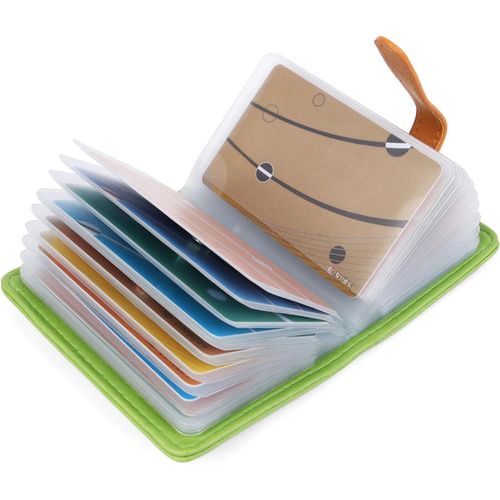 SHIBA-10 Couleurs Porte Cartes de Crédit Femme Homme Cuir - 26 Fentes[354]
