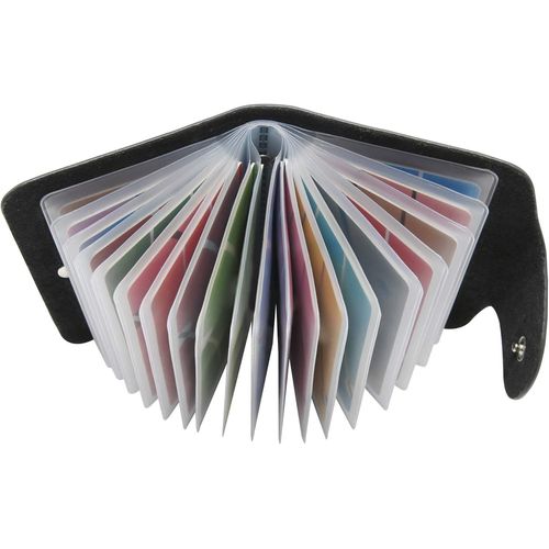 SHIBA-Porte Cartes de Crédit Femmes Homme Cuir - 20 Fentes[96]