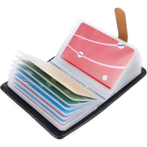 SHIBA-10 Couleurs Porte Cartes de Crédit Femme Homme Cuir - 26 Fentes[351]