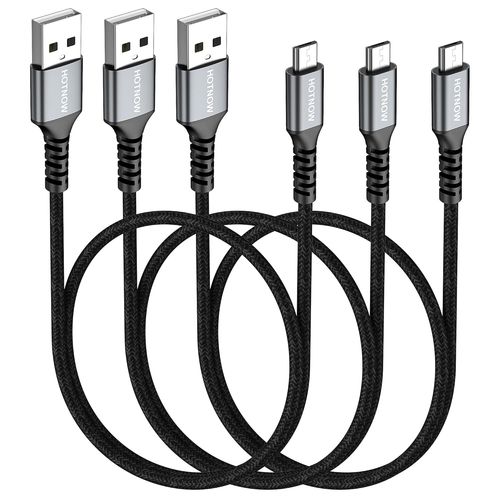 Shiba-Câble Micro Usb Court 0,5 M 3 Pcs, 50 Cm Câble De Chargeur Android Câble De Charge Rapide Pour Samsung Galaxy S7 S6 S7 Edge [3