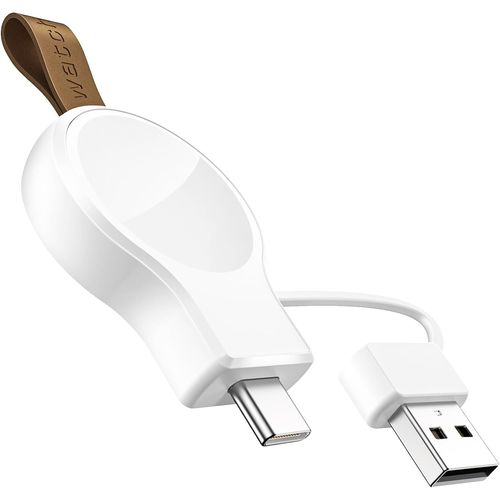 Shiba-Chargeur Pour Apple Watch, Chargeur Pour Iwatch À Chargement Rapide Sans Fil, Usb C & Usb A, Chargeur De Travel Magnétique P[2