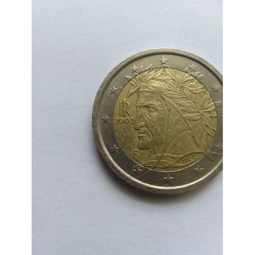 Pièce De 2 Euro Italienne - 2002 - Erreur De Frappe - Pièce Extrêmement Rare,