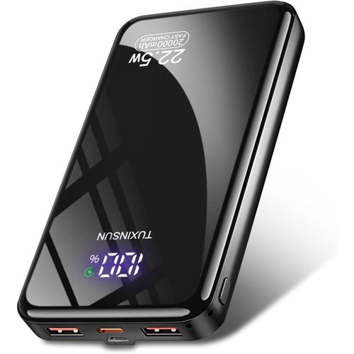 Shiba-Power Bank 20000 Mah 22,5 W Banque De Puissance À Charge Rapide Pd3.0 Qc4.0 Batterie Externe De Téléphone Portable Avec Écra[1