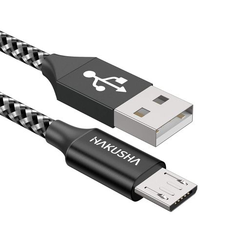 Shiba-Câble Micro Usb, [2m] 3a Charge Rapide Câble Android Durable Câble De Chargeur De Téléphone Mobile En Nylon Pour Samsung S7/[2