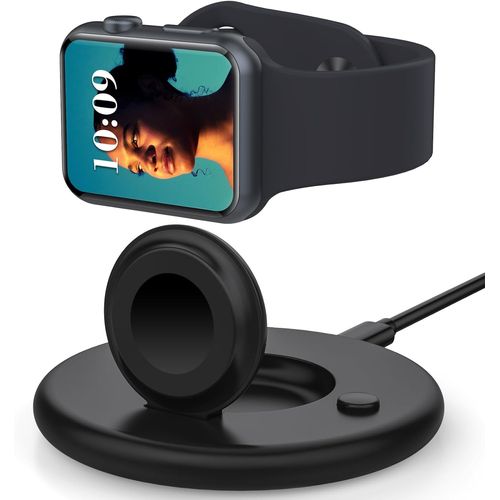 Shiba-Chargeur Pour Apple Watch, Chargeur Rapide De Montre Avec Câble De Usb C, Support De Charge Sans Fil Pliable Compatible Avec[2