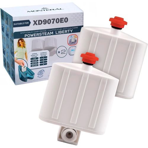 SHIBA-XD9070E0 pour Tefal Liberty Powersteam Cartouche Anti Calcaire Set 2 Adapté pour Calor pour Rowenta Centrale Vapeur[308]