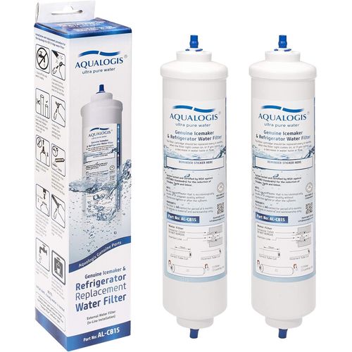 SHIBA-AL-CB1S Filtre à Eau Externe pour DA29-10105J, DD-7098, 5231JA2010B pour Réfrigérateurs Hisense, Samsung, LG, Daewoo (Lot de[4