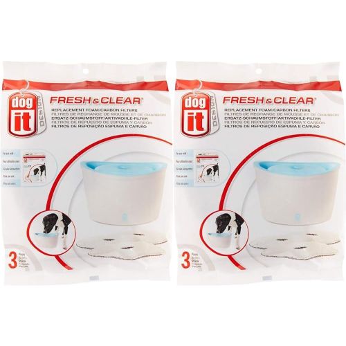 Shiba-Accessoire Recharge Charbon Pour Fontaine À Chien 6 L (Lot De 2)[855]