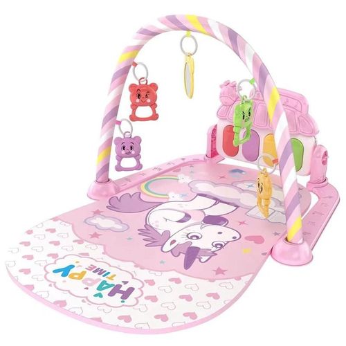 Support de gymnastique pour activités de bébé de 0 à 36 mois, jouet, cadeaux, clavier de Piano Musical pour nouveau-né, couverture rampante, tapis de jeu à pédale--colorful