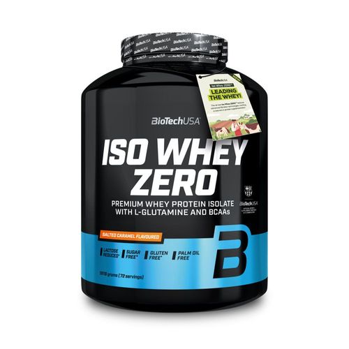 Iso Whey Zero (1816 G)|Caramel Salé| Whey Isolate|Biotech Usa 