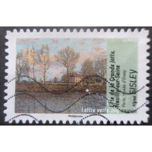 France Autoadhésif N°825 Tableau De Sisley Oblitéré