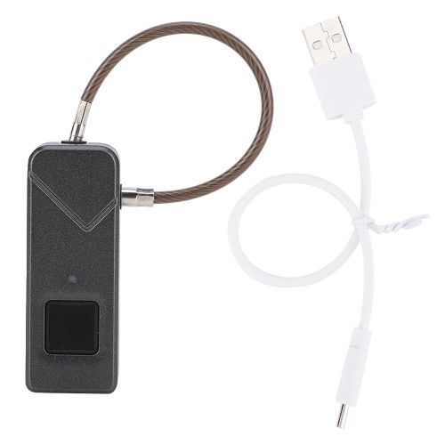 CONNOR Cadenas intelligent a empreinte digitale, serrure de securite sans cle, pour porte, valise, salle de sport, armoire