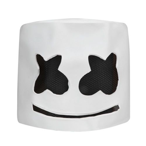 Connor Masque De Fete D'halloween, Casque De Dj Pour Deguisement, Bal Costume, Bar (Blanc Sans Lumiere)