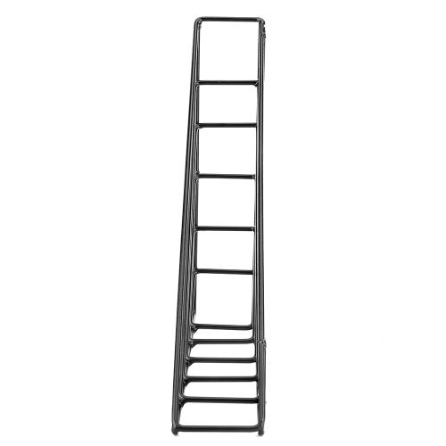 Connor Etagere Murale Triangulaire Elegante En Fer Forge, Rangement, Porte-Revues, Panier Cadeau (Noir)