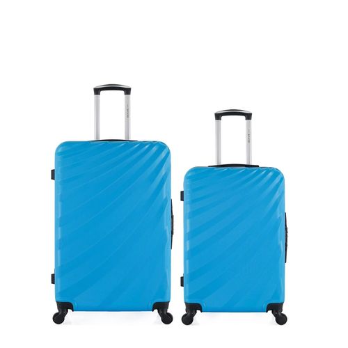 WAVE PARIS - Lot de 2 - Valise grand format et valise weekend DANUBE