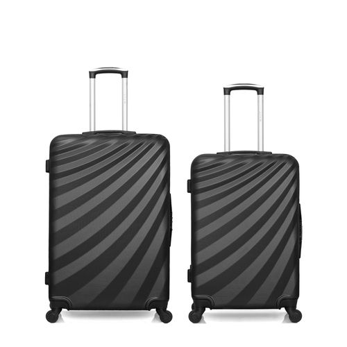 WAVE PARIS - Lot de 2 - Valise grand format et valise weekend DANUBE