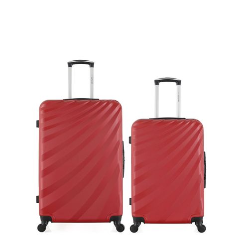 WAVE PARIS - Lot de 2 - Valise grand format et valise weekend DANUBE