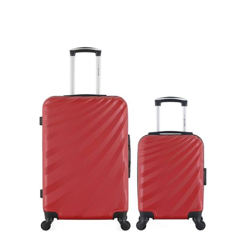 WAVE PARIS - Lot de 2 - Valise weekend et valise cabine XXS DANUBE