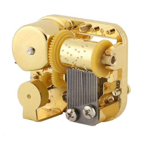 Boite a musique plaquee or, accessoires de bricolage avec vis et cle type 8
