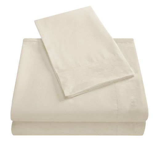 Connor Parure De Lit Douce Avec Couvre-Lit Et Poche Profonde, Ensemble De Literie De Haute Qualite, Beige, King Size, 4 Pieces