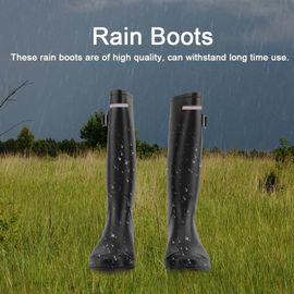 Connor Bottes De Pluie Impermeables Et Antiderapantes En Caoutchouc Noir Pour Femme (36)