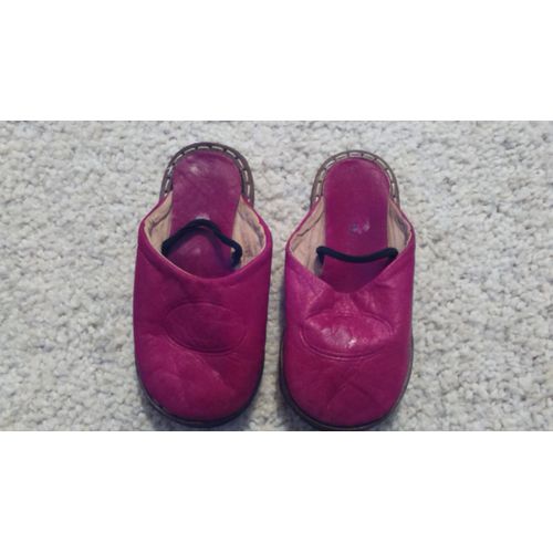 Babouches Fushia Bébé Fille Provenant Du Maroc Pointure 20 Idée Cadeau