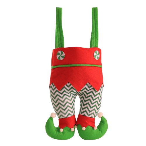 CONNOR Sac a main de Noel tendance avec pieds pour bonbons aux pommes (vague verte)