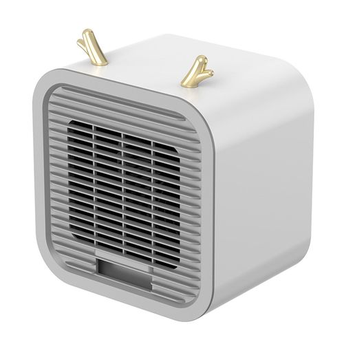 CONNOR Mini refroidisseur d'air silencieux, climatiseur de bureau portable alimente par USB, pour bureau exterieur, gris