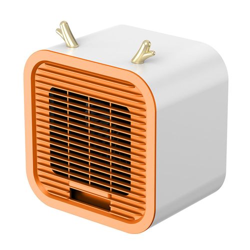 CONNOR Mini refroidisseur d'air silencieux, climatiseur de bureau portable alimente par USB, pour bureau exterieur, orange