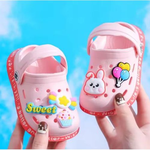 Chaussures De Jardin D'Été Pour Enfants, Rose Taille 22 (14cm)