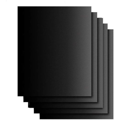 ytseazn-Lot De 5 Tapis De Cuisson Pour Barbecue À Gaz,Charbon De Bois,Four Et Plaque De Cuisson Électrique,Tapis Réutilisable Sans Pfoa,Poissons Et Légumes,40 X 33 Cm X 0,3 Mm Et 40 X 50 Cm X 0,3 Mm
