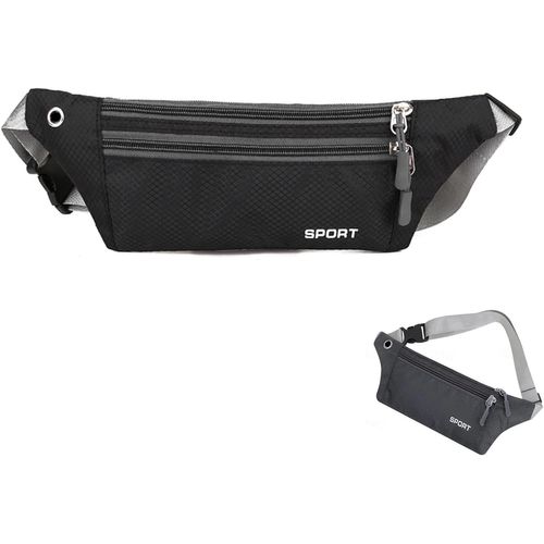 ytseazn-Sac Banane De Sport Pour Homme Et Femme-Sac Banane Plat Étanche-Sac De Sport D'Extérieur-Ceinture De Course-Sac Banane Avec Sortie Casque-Camping Randonnée Fitness Vélo Voyage Pour Femmes Et