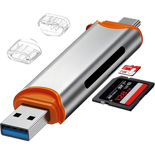 ytseazn-Lecteur De Carte Sd Usb 3.0,Type C Micro Sd Card Reader,Adaptateur De Carte Mémoire,Memory Card Adapter Pour Tf Sdhc Sdxc Mmc Compatible Avec Macbook Pro,Pc,Samsung,Android,Windows