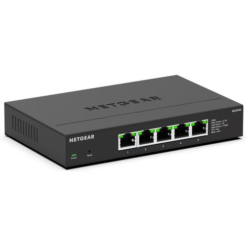 ytseazn-(Ms305E) Switch Plus 5 Ports Multi-Gigabit Ethernet-Manageable Avec 5X1G/2,5G,Bureau Ou Fixation Murale Et Protection De 5 Ans