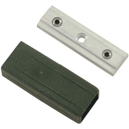 Ytseazn-Connecteur Pour Tringles À Rideaux Luxor Aluminium-Noir,1 Set,Non Applicable