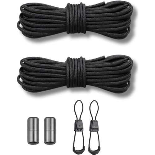 Ytseazn-Kit De Lacets Pour Salomon Quicklace Shoelace-Sans Lacets De Rechange-Pour Chaussures De Ski Salomon Speedcross-Pour Homme,Femme Et Enfant-Système De Fermeture Rapide,Noir ,Taille