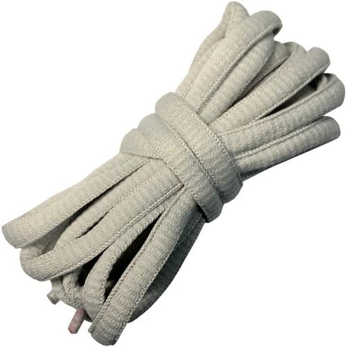 Ytseazn-Lacets Plats Ovales En Polyester Pour Chaussures De Sport Baskets 120cm Gris Clair