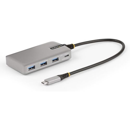 CLICKSELL-Hub Usb-C À 4 Ports Avec Sortie Vidéo Usb-C Dp Alt Mode 4K 60Hz - 3X Usb-A, 1X Usb Type-C, 100W Power Delivery Pass-Through, Usb 3.2 10Gbps, Câble 30Cm, Hub Portable (Hb31C3A1Cdppd3)