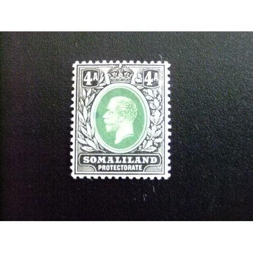 51 Somaliland 1912 / Roi George V / Yvert 48 Mh / Stanley 65 Mh