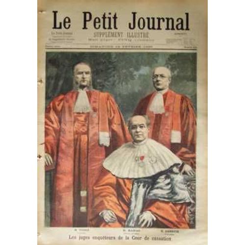 Petit Journal Supplement Illustre (Le) N° 431 Du 19/02/1899