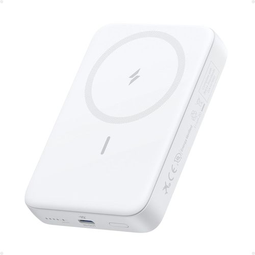 Clicksell-Zolo Batterie Externe Sans Fil Compacte 10000mah Avec Recharge Rapide Pd 30 W, Power Bank Magnétique, Chargeur Durable Et Agréable Au Toucher, Pour Iphone Séries 16/15/14, Airpods, Et Autre