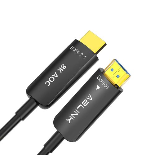 CLICKSELL-Câble Hdmi 2.1 Fibre Optique 8K 48Gbps 10M-Prise En Charge 8K @60Hz, 4K @120Hz, Hdr10, Hdcp2.3, Earc, Compatible Avec Ps5, Xbox Series X, Tv 8K, Home Cinéma-Installation Murale Facile