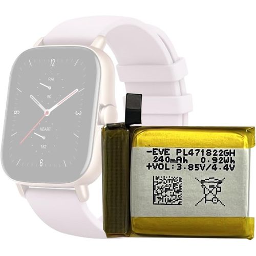 Clicksell-Batterie De Remplacement Evepl471822gh Compatible Avec Les Ama-Zfit Gts 2e A1969 A2021 Smartwatch