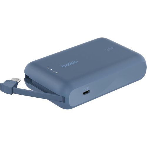 Clicksell-Boostcharge Batterie Externe 10 000 Mah Portable Avec Câble Intégré (Pd 20 W, Recharge Rapide Usb-C Power Delivery, Pour Tous Les Modèles De L'iphone 16/15, Ipad Pro, Galaxy S24, Etc.)