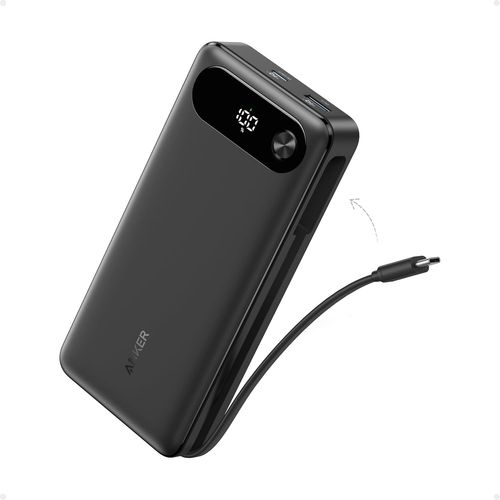 Clicksell-Powerbank, Chargeur Portable 20 000 Mah Avec Câble Usb-C Intégré, Batterie De Charge Rapide 87 W Max, 2 Usb-C Et 1 Usb-A, Pour Macbook, Iphone 16/15/14, Samsung, Switch, Et Plus Encore