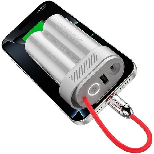 Clicksell-Power Bank Chargeur Portable 10 000 Mah 30 W Avec Câble De Type C Intégré Usb-C Et Port Usb-A Pour Iphone 16/15 Galaxy S24 Ipad Pixel 9
