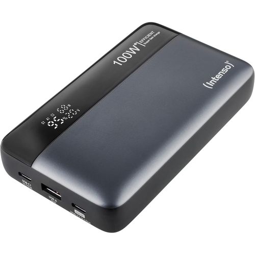 Clicksell-Powerbank He20000 Batterie Externe Avec Power Delivery (100 W) Et Câble De Charge Usb-C Vers Usb-C, 20 000 Mah, Gris/Noir