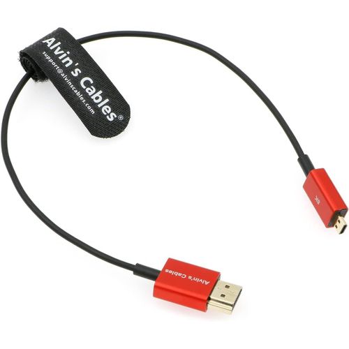 CLICKSELL-8K 2.1 Micro-Hdmi Vers Hdmi Câble Ultra-Mince 48Gbps Haute Vitesse Pour Atomos-Ninja-V 4K-60P Enregistrement Pour Canon-R5C|R5|R6 Pour Sony A7R A7 Iv Appareils