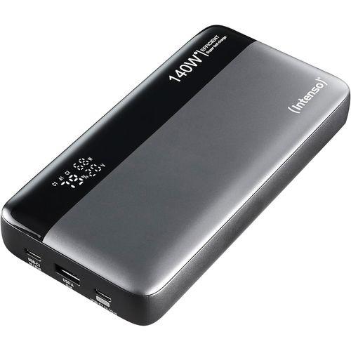 Clicksell-Powerbank He25000 Batterie Externe Avec Power Delivery (140 W) Et Câble De Charge Usb-C Vers Usb-C, 25000 Mah, Gris/Noir