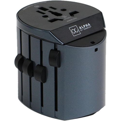 CLICKSELL-Alpha Von-Adaptateur De Voyage Universel Du Monde Au Monde-Tension Et Résistance: 100 V-1000W / 250 V-2500W-10A Pour L'Ordinateur Portable Et Le Sèche-Cheveux